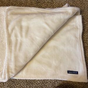 Nautica Cream Throw Blanket